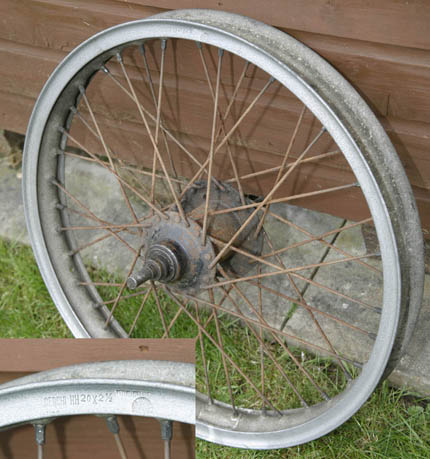 Pre-War Manx Rear Wheel